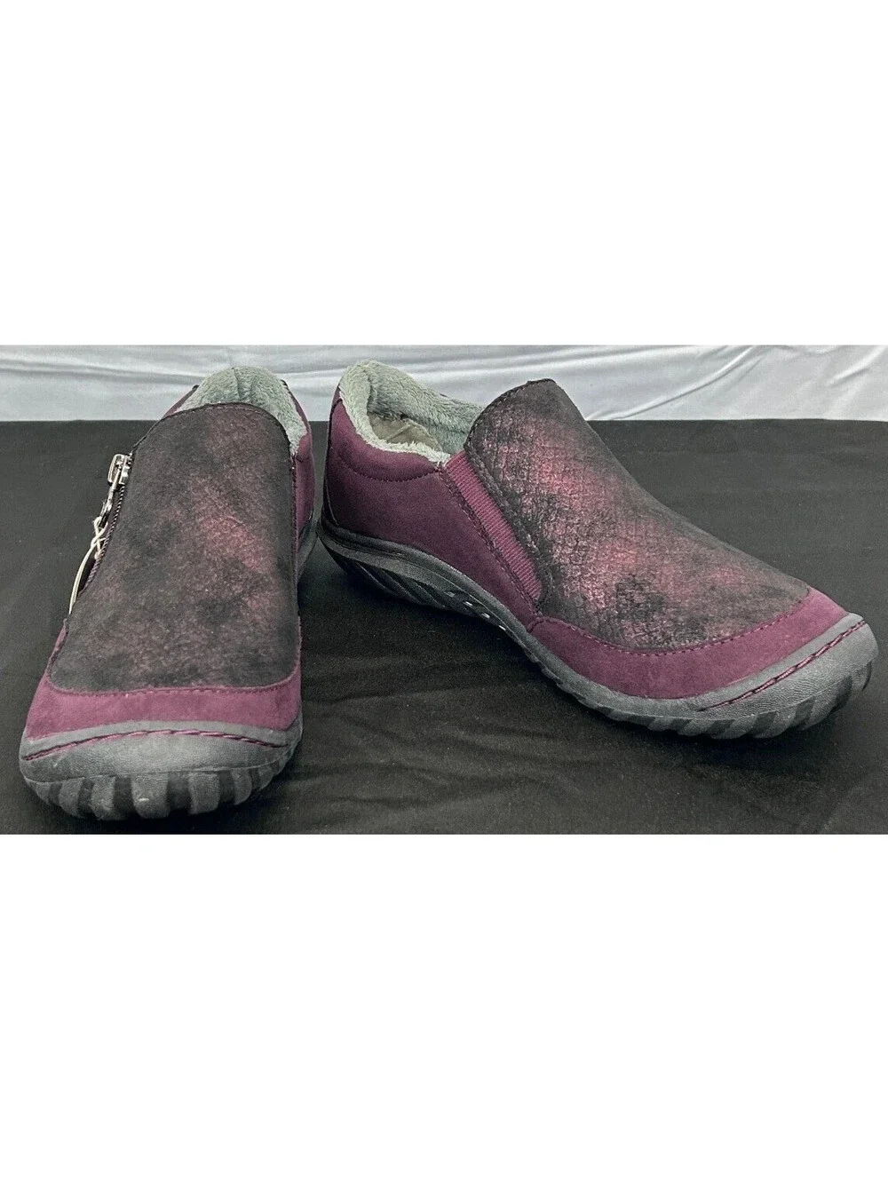NEW! JBU by Jambu Cranberry B9CRA77 Wine Women's 6.5W Slip-On Memory Foam Shoes